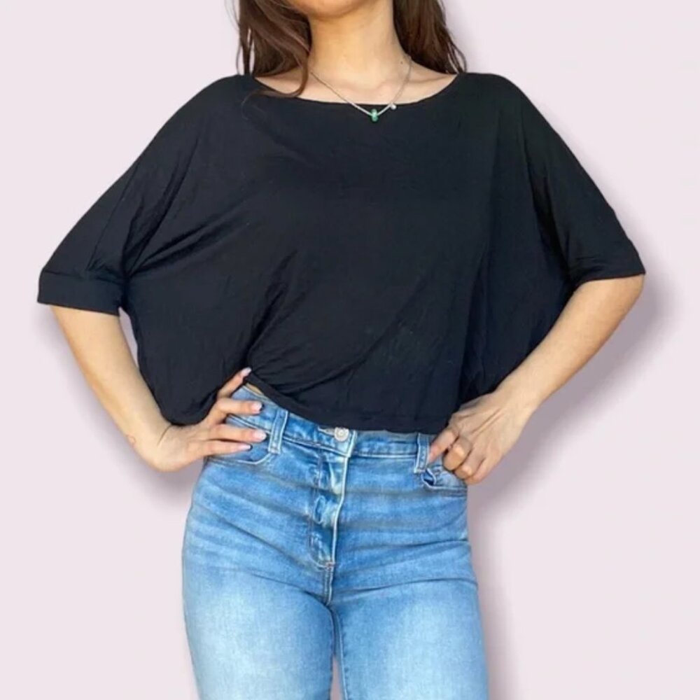 Garage Black Tunic Top